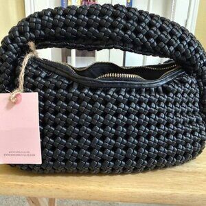NWT Sincerely Jules Black Woven Purse